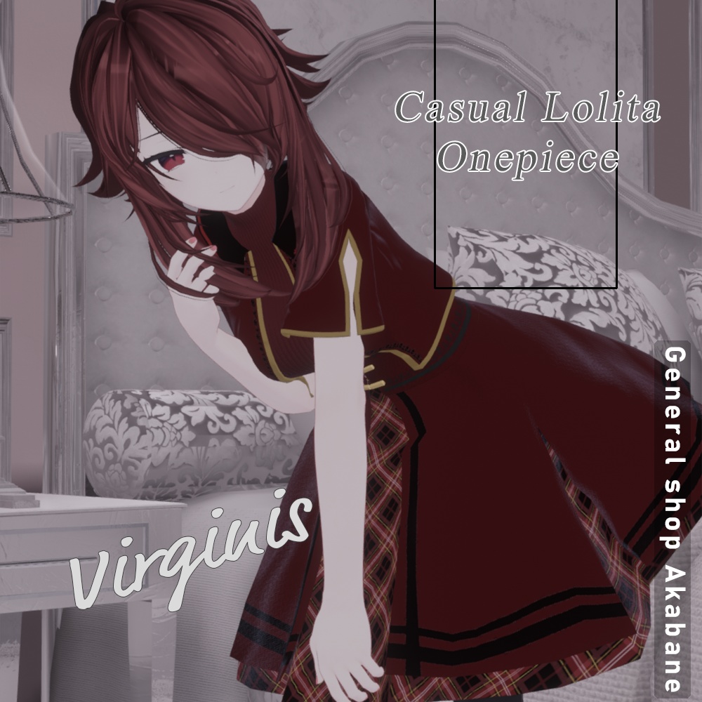 【桔梗対応】カジュアルロリータワンピース【-Virginis バージニス-】