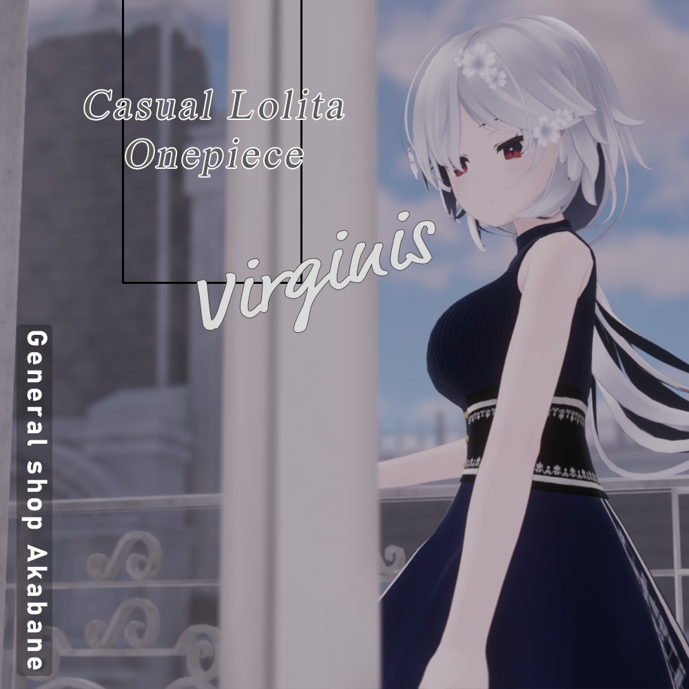 【桔梗対応】カジュアルロリータワンピース【-Virginis バージニス-】