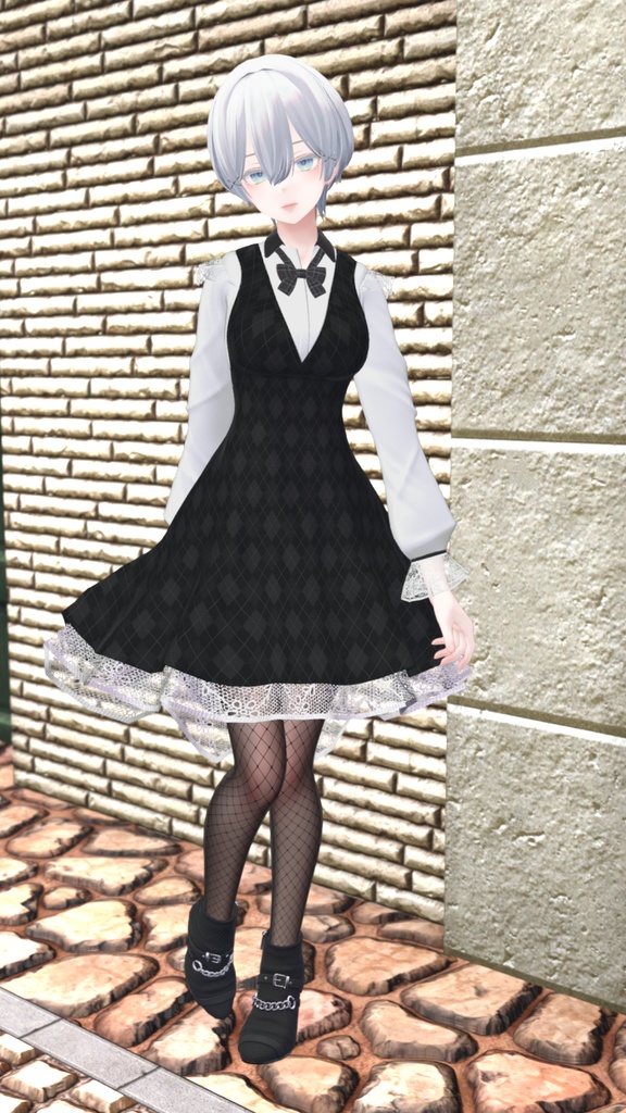 【森羅対応】ジャンパースカートコーデ