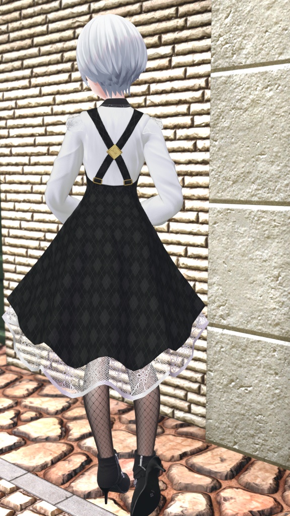 【森羅対応】ジャンパースカートコーデ