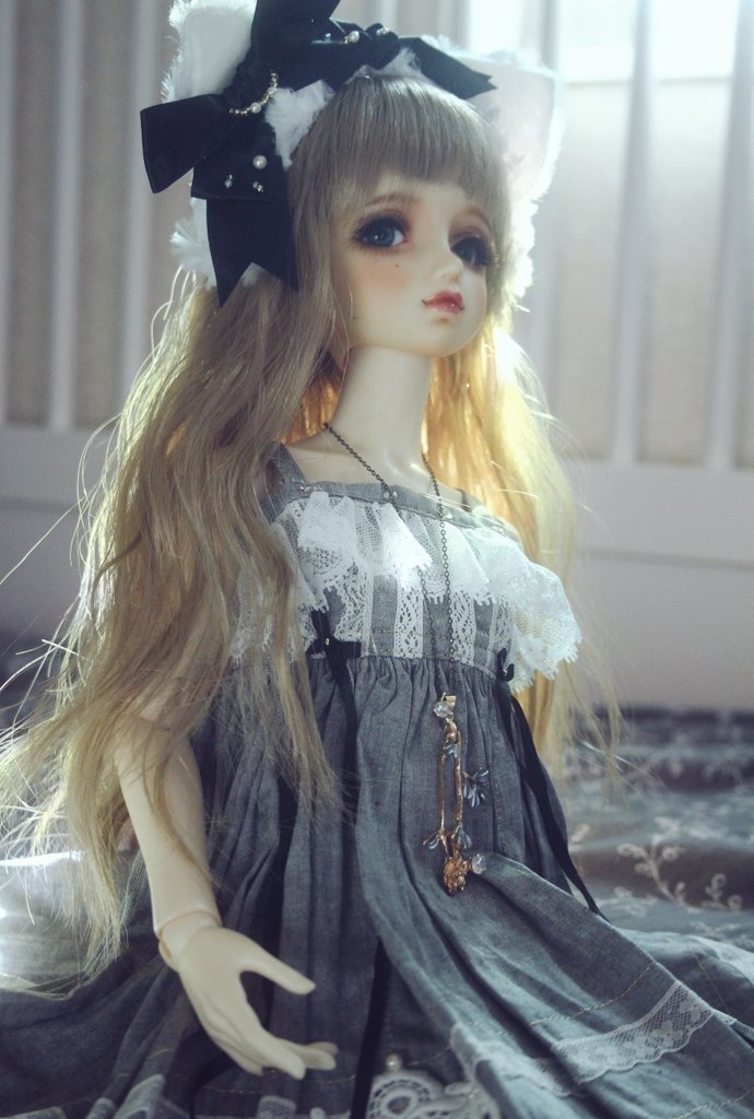 アンティークフラワーネックレス