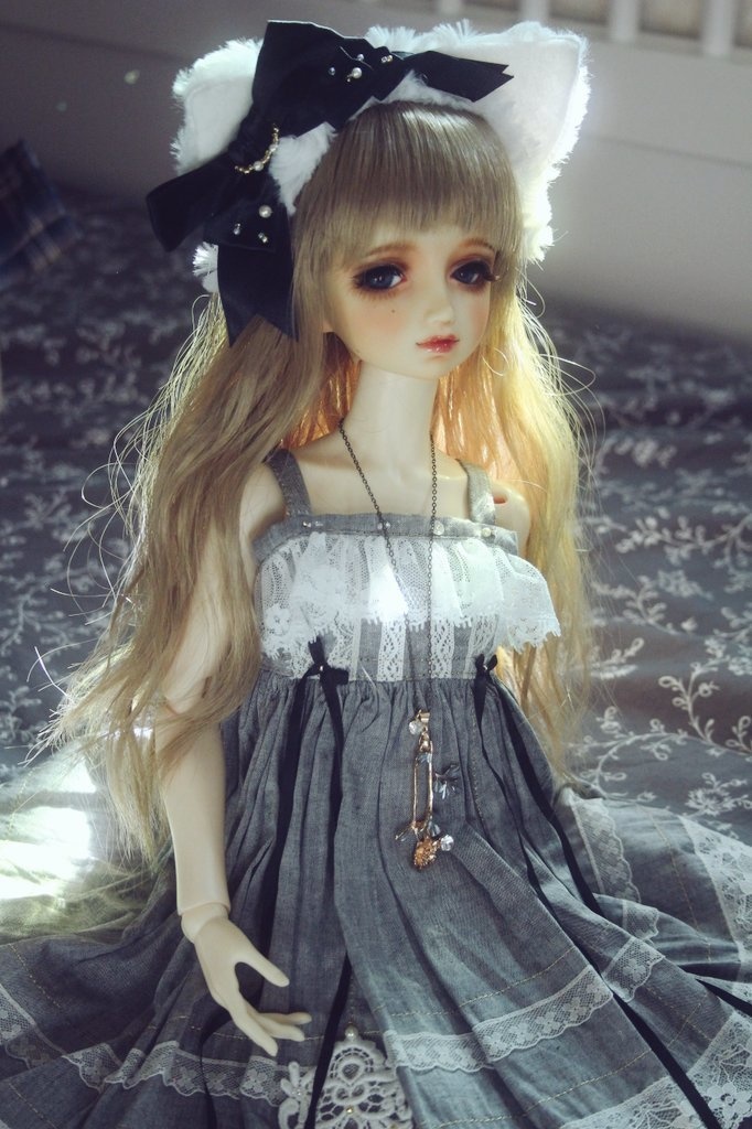 アンティークフラワーネックレス