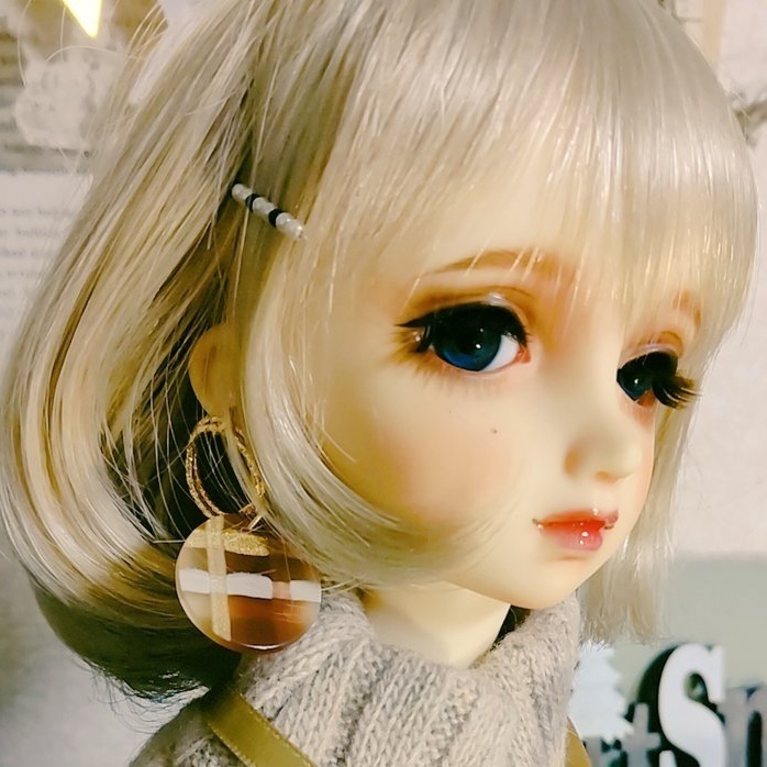 チェックイヤリング(3種)