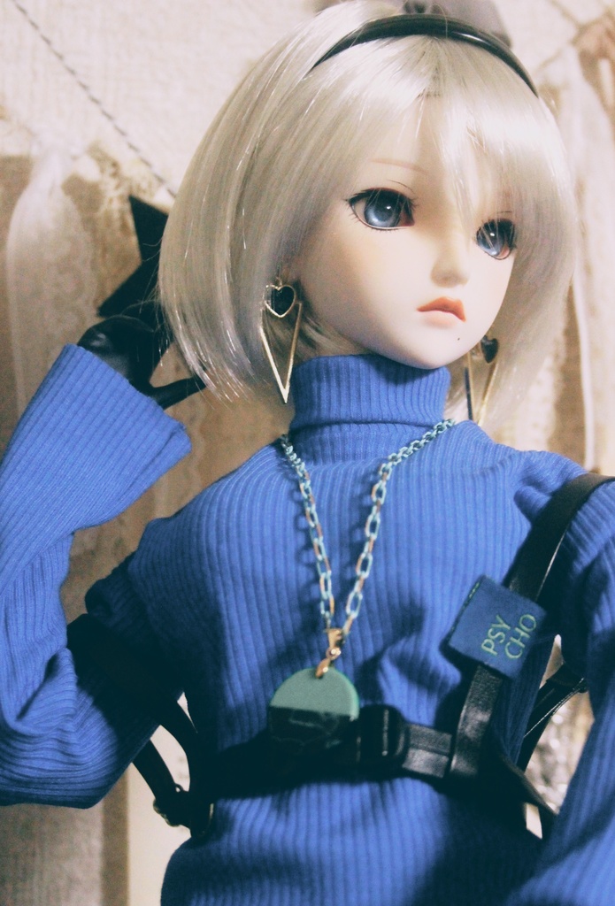 三角ハートイヤリング
