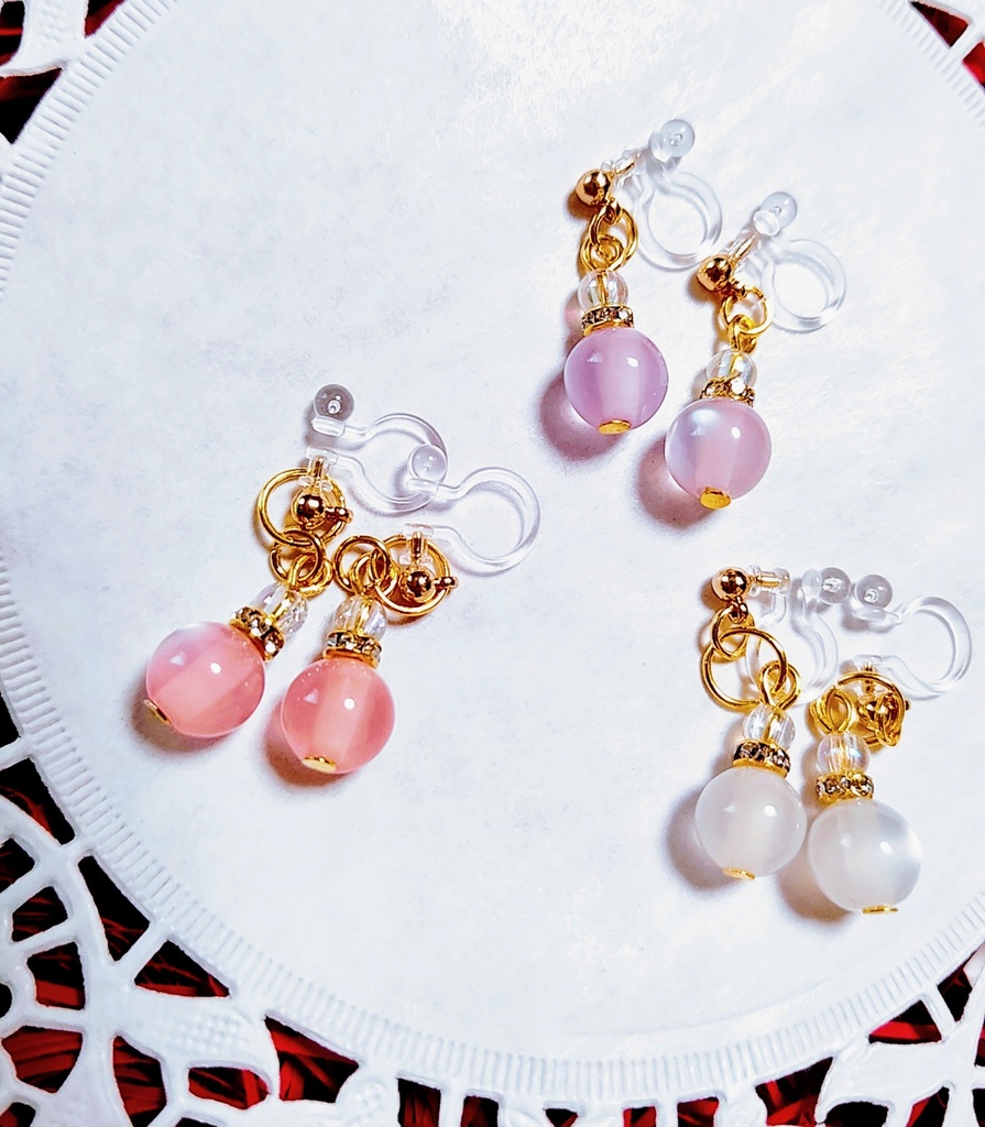 おそろい!シンプルイヤリング