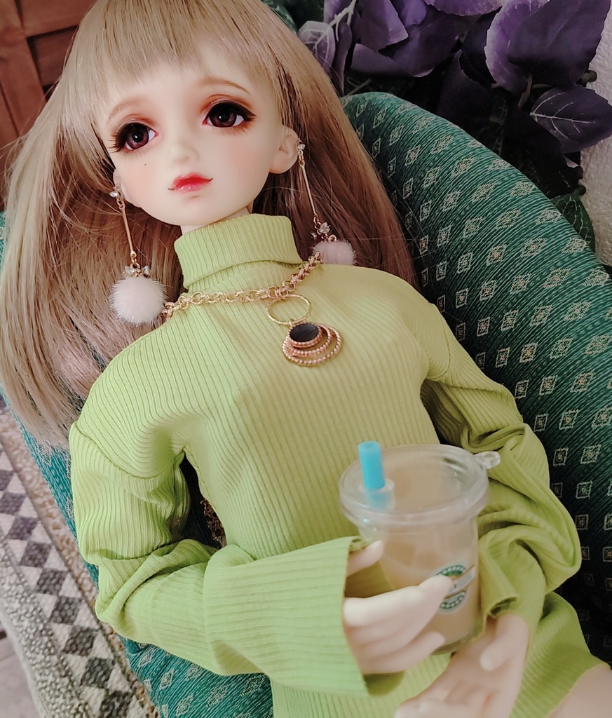 ふわふわイヤリング