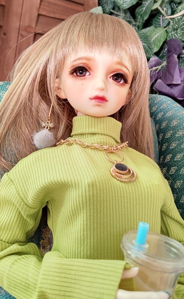 ふわふわイヤリング