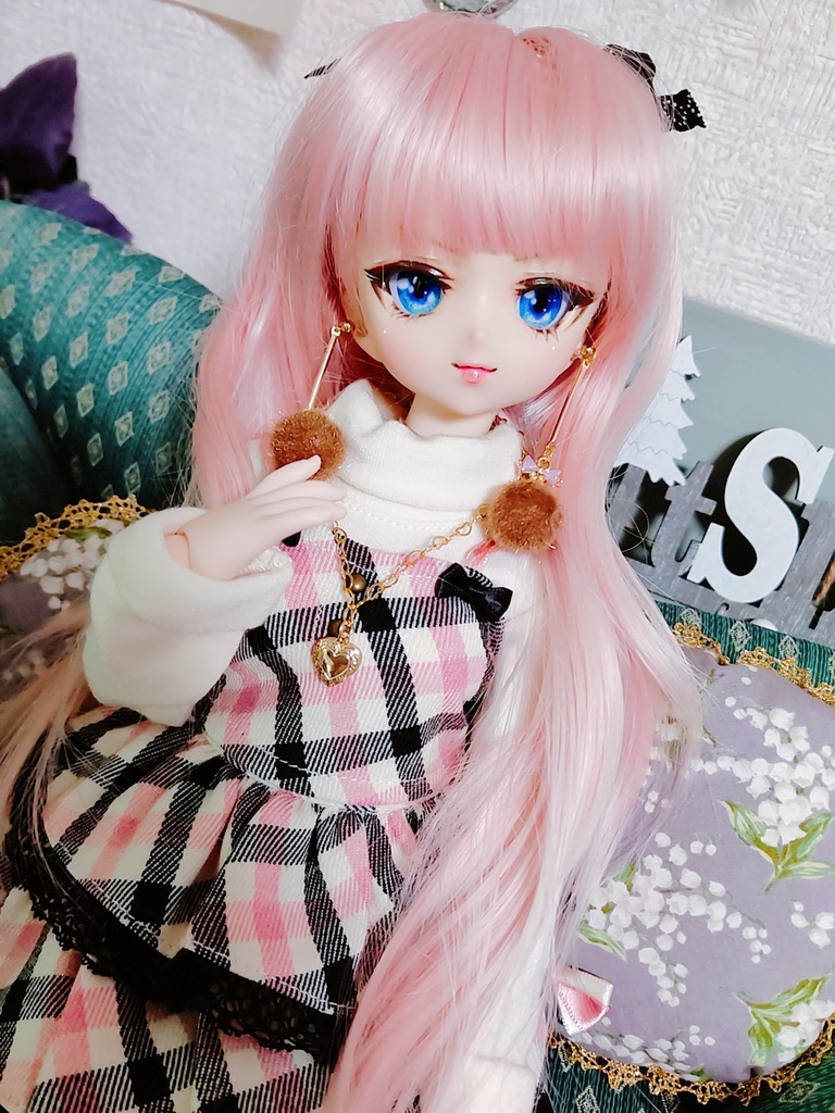 ふわふわイヤリング