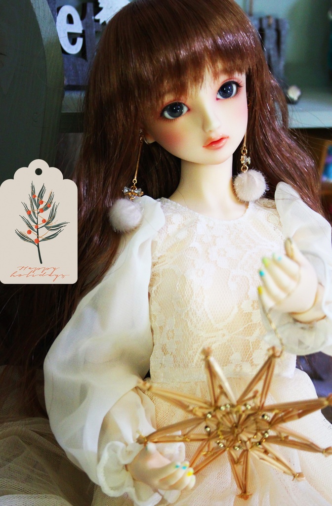 ふわふわイヤリング