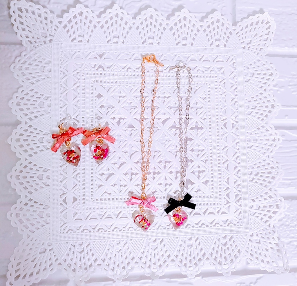 初恋の君:ネックレスとイヤリング