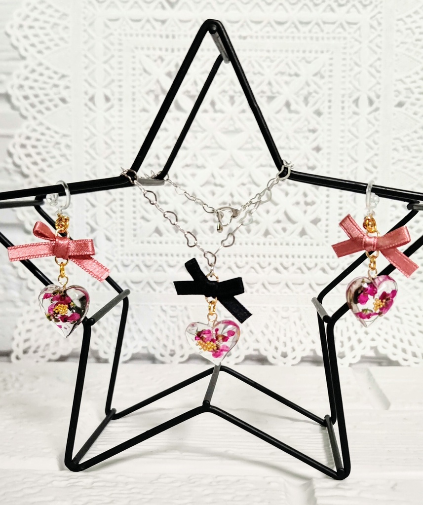 初恋の君:ネックレスとイヤリング