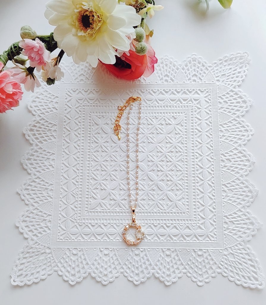 パールハート💗ネックレス