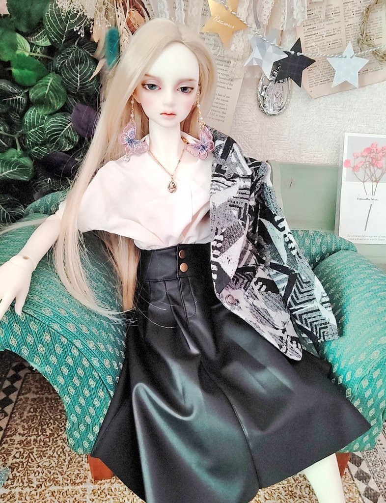 蝶々の見る夢(レースピアス)