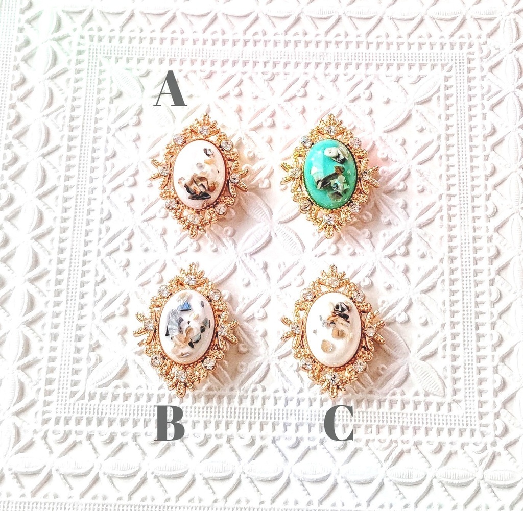 〘永遠の愛〙(マグネット式ブローチ)