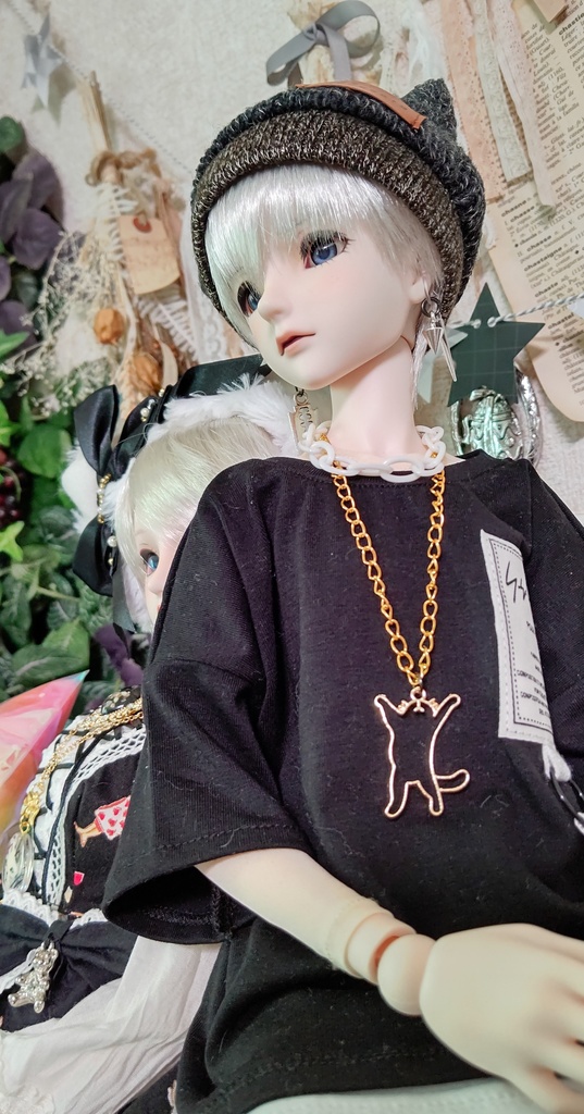 へそ天!猫ネックレス