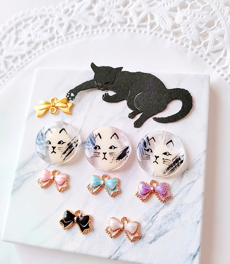 猫にリボン🎀ネックレス