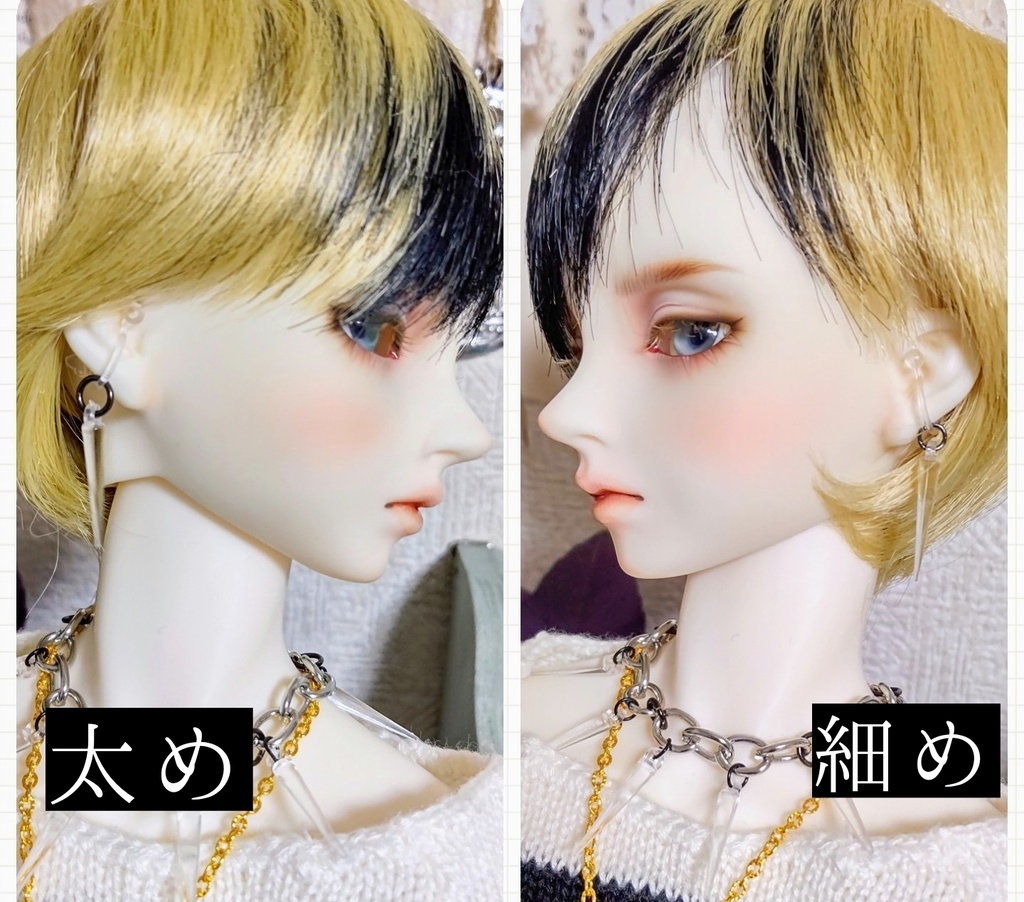 GachaGacha★シルバーピアス(オーダー可)