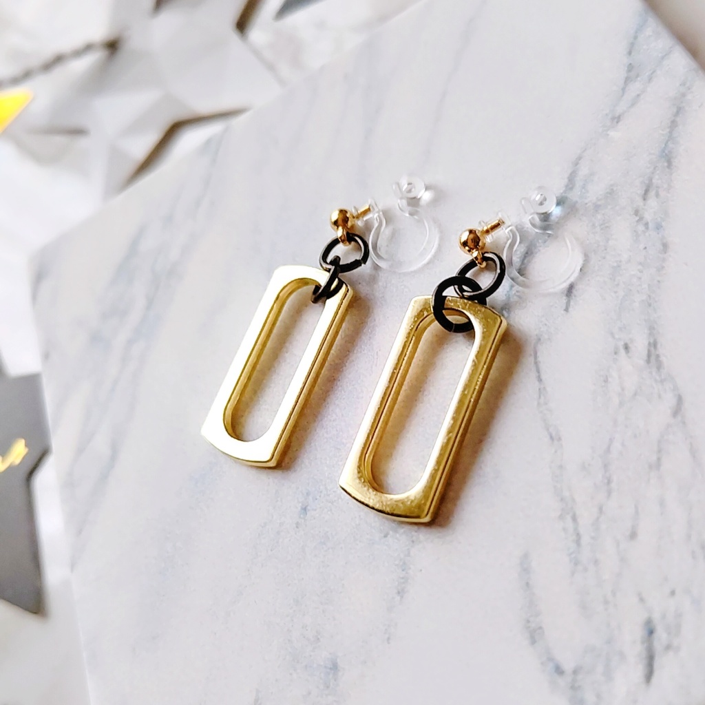 ビッグスクウェアイヤリング