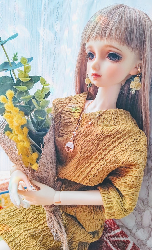 花束💐イヤリング