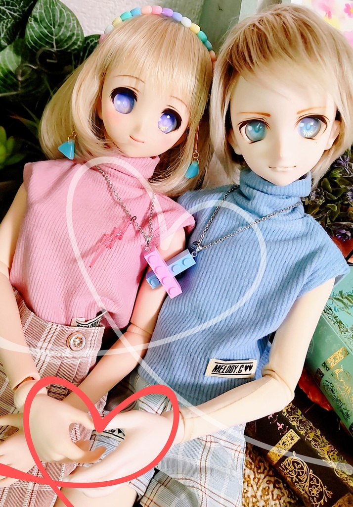 ブロックネックレス