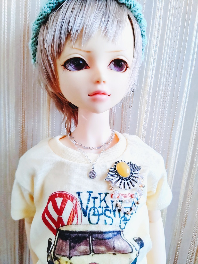 等身大(2連ネックレス&ピアスセット)