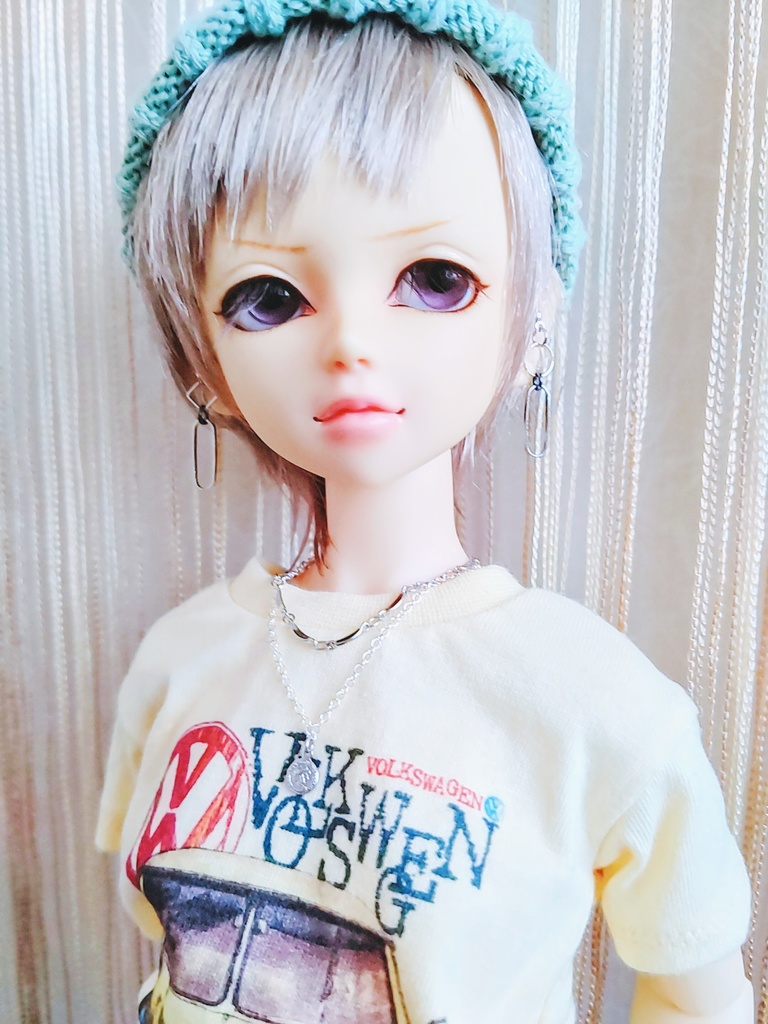 等身大(2連ネックレス&ピアスセット)