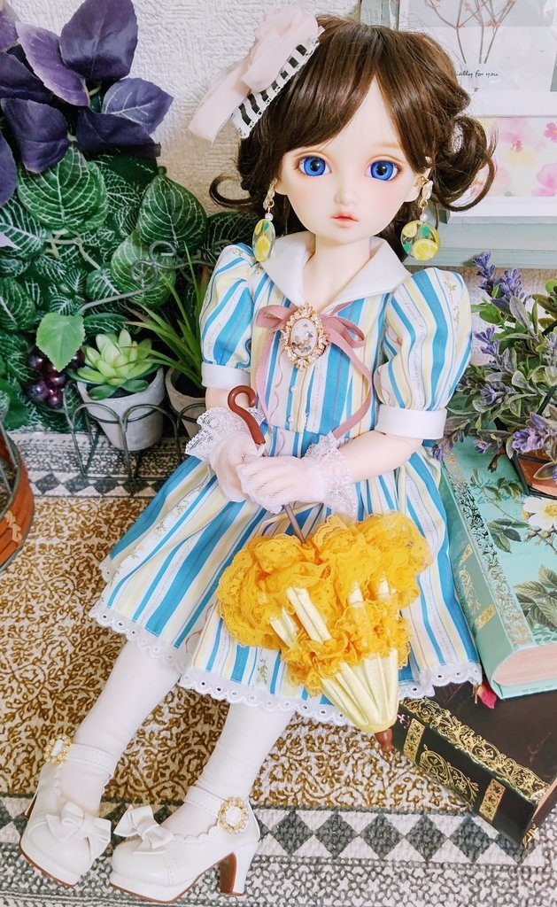 レトロ🍋レモンイヤリング