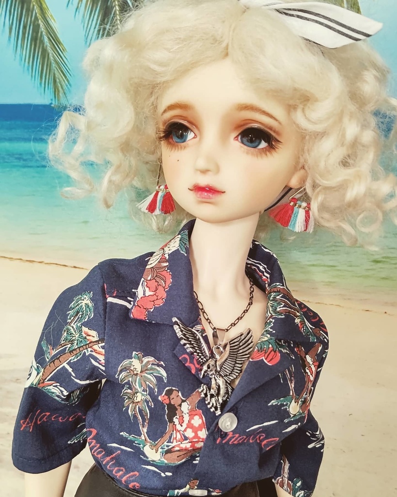 ミニタッセルピアス+ブレスレットセット