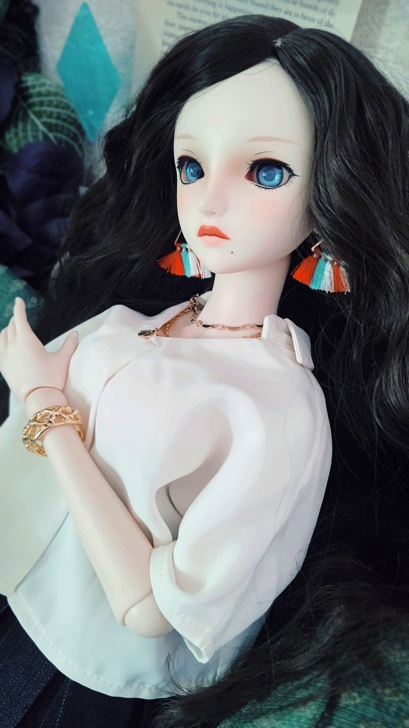 ミニタッセルピアス+ブレスレットセット