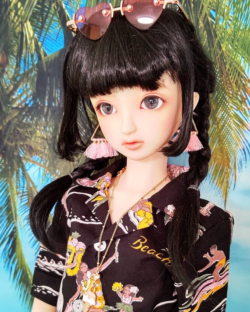 ミニタッセルピアス+ブレスレットセット