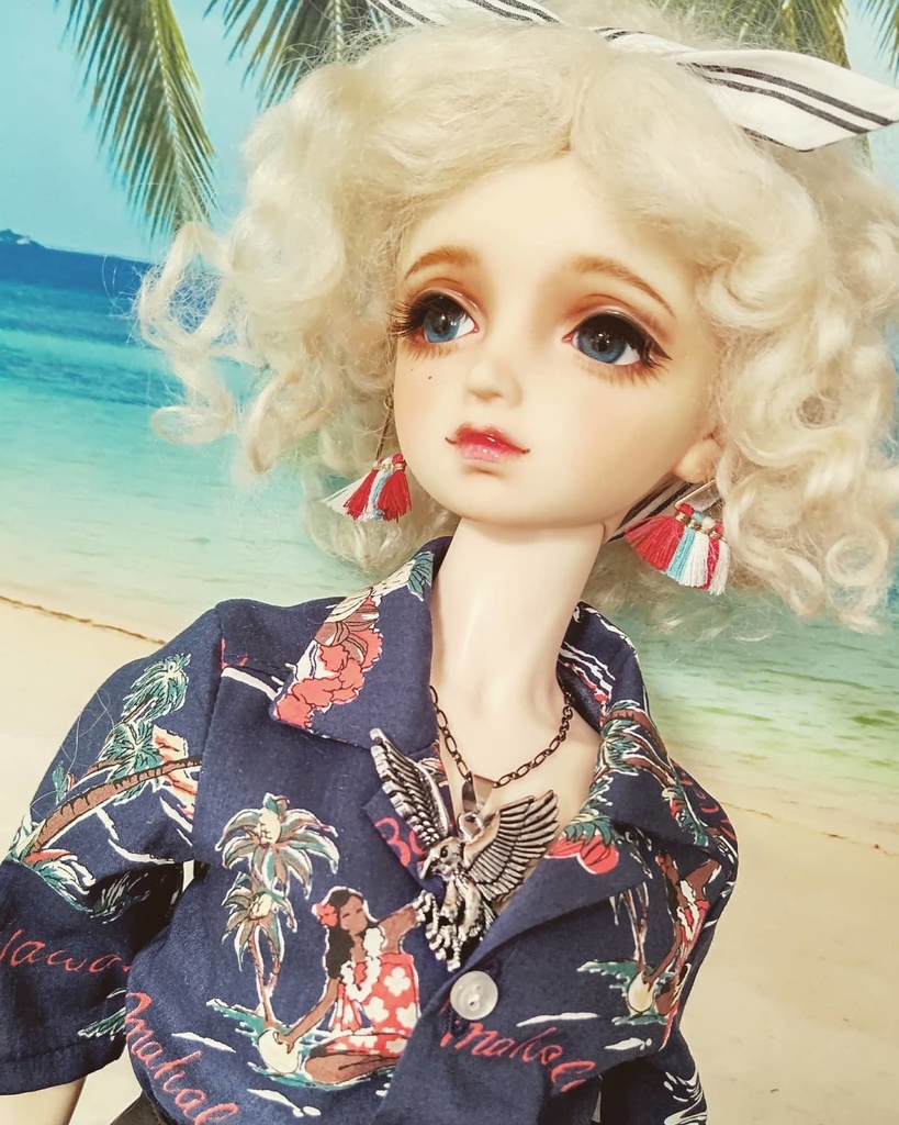 ミニタッセルピアス+ブレスレットセット