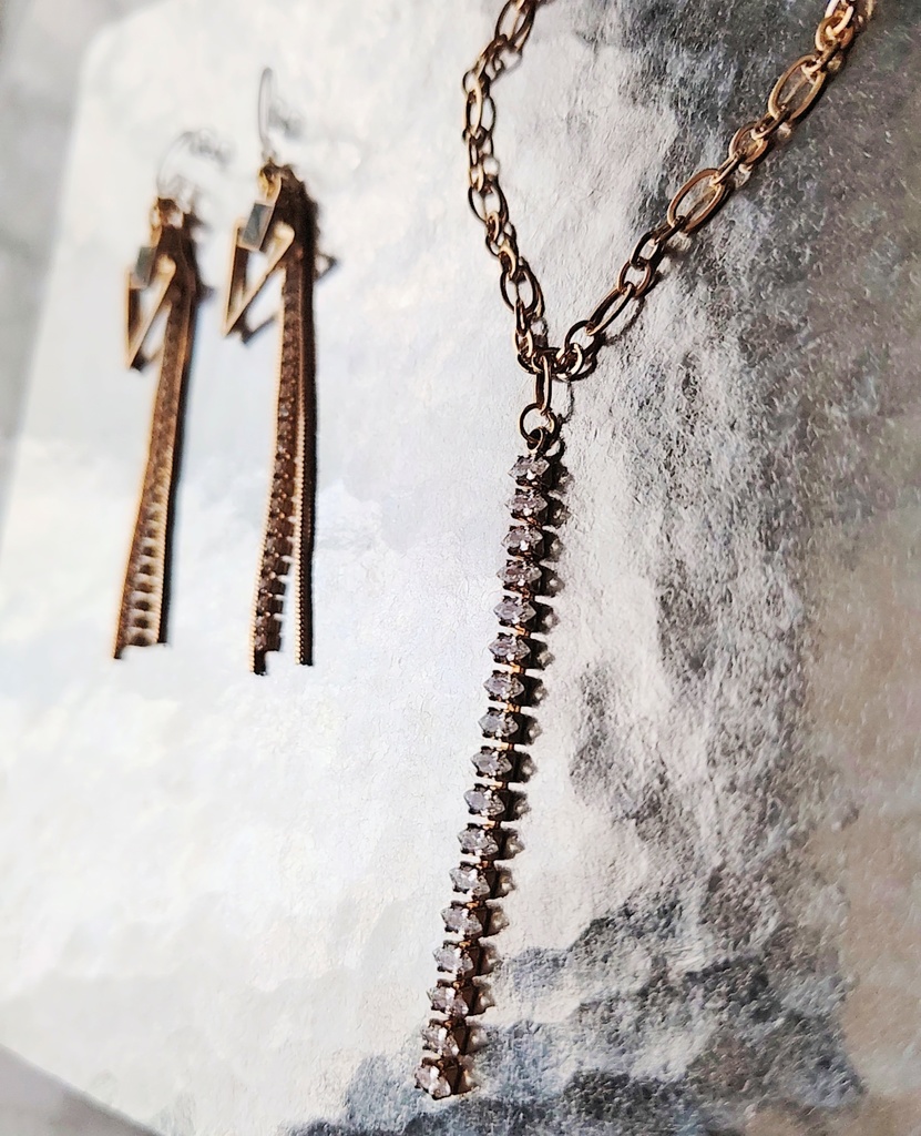 ゴールドチェーンセット(ピアス+ネックレス)