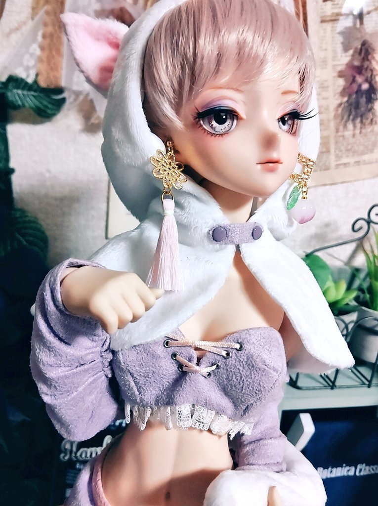 水蜜桃(イヤリング3個セット)