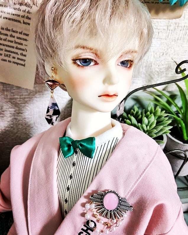 ピンクレトロイヤリング