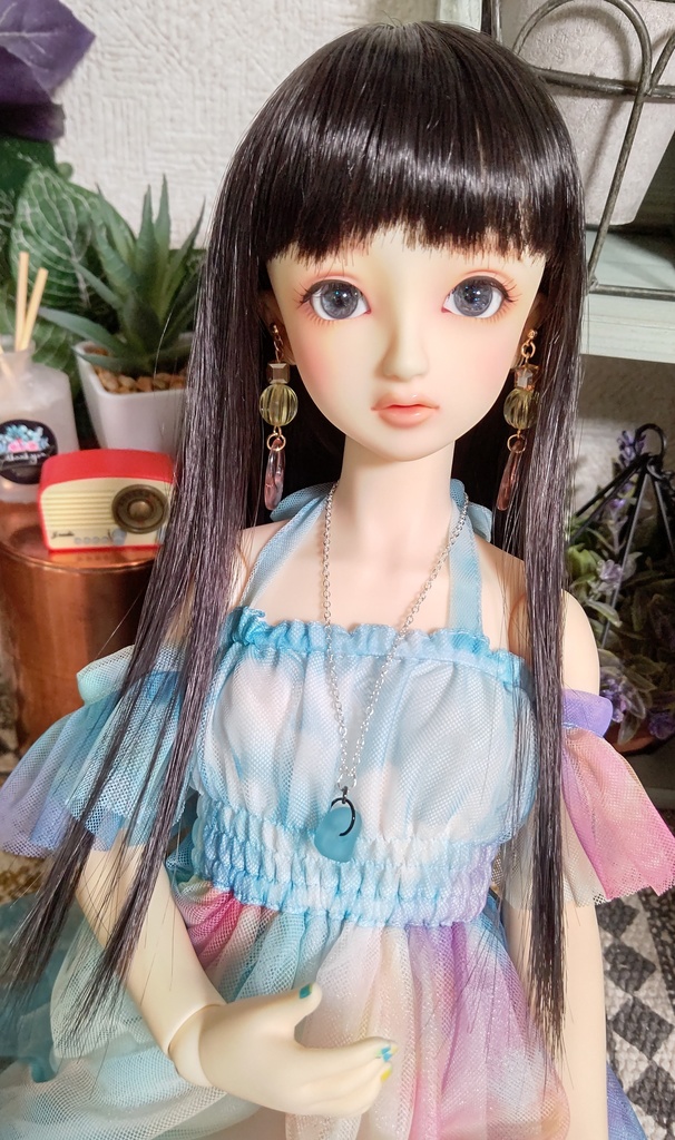 シーグラスネックレス