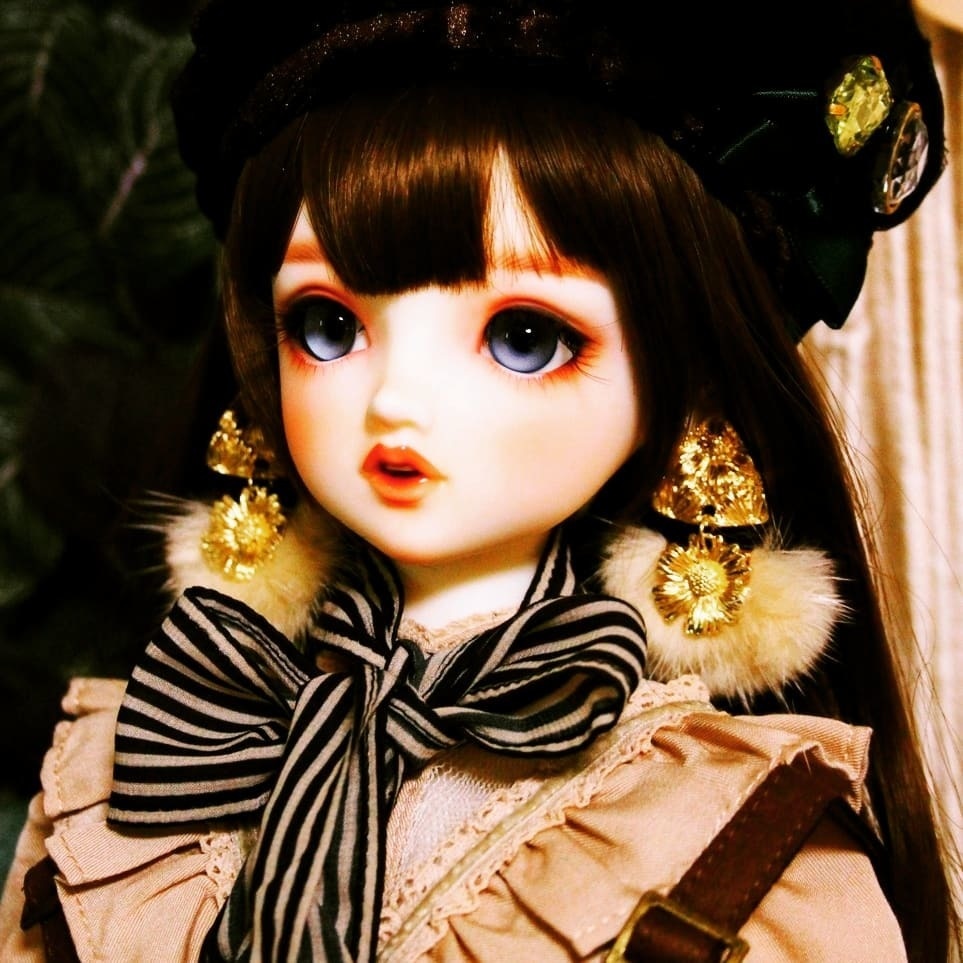 ゴールドフラワーイヤリング