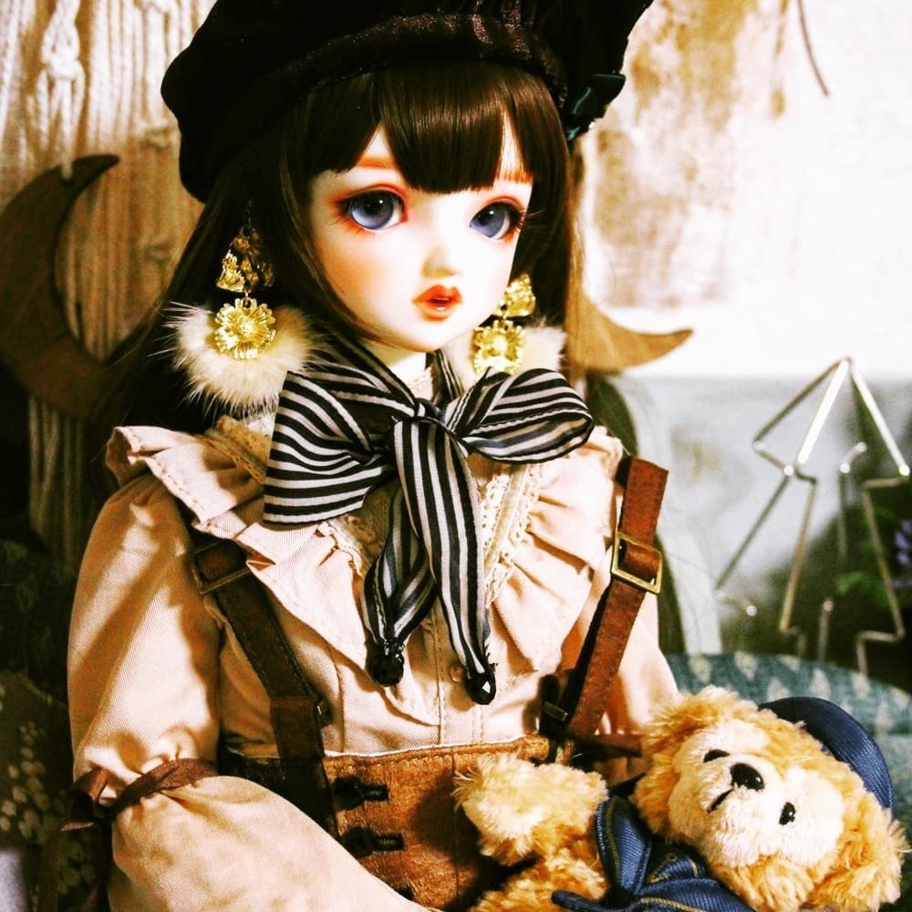 ゴールドフラワーイヤリング