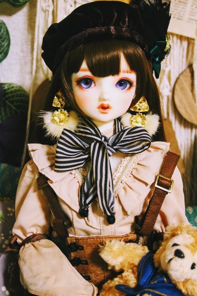 ゴールドフラワーイヤリング