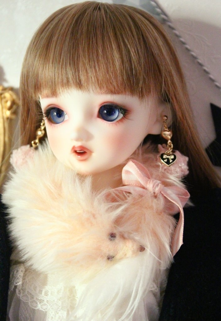 『ポンポンハートピアス』