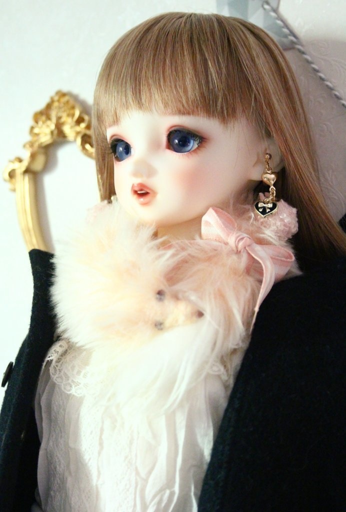 『ポンポンハートピアス』