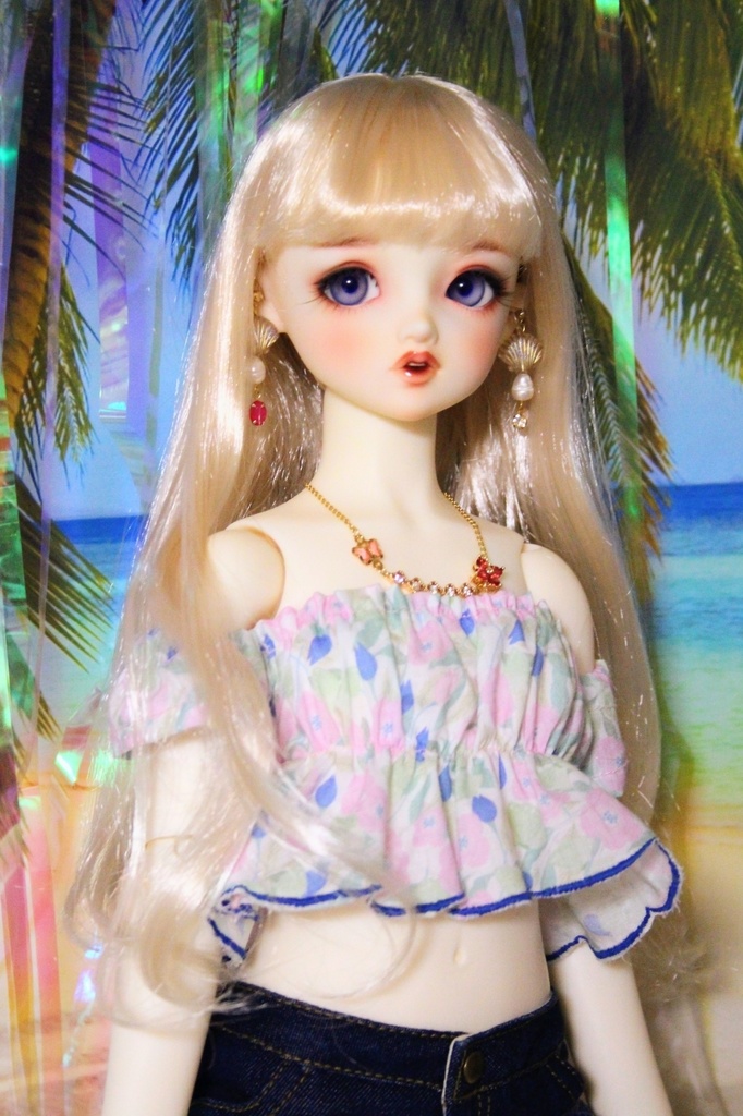 紫陽花ネックレス