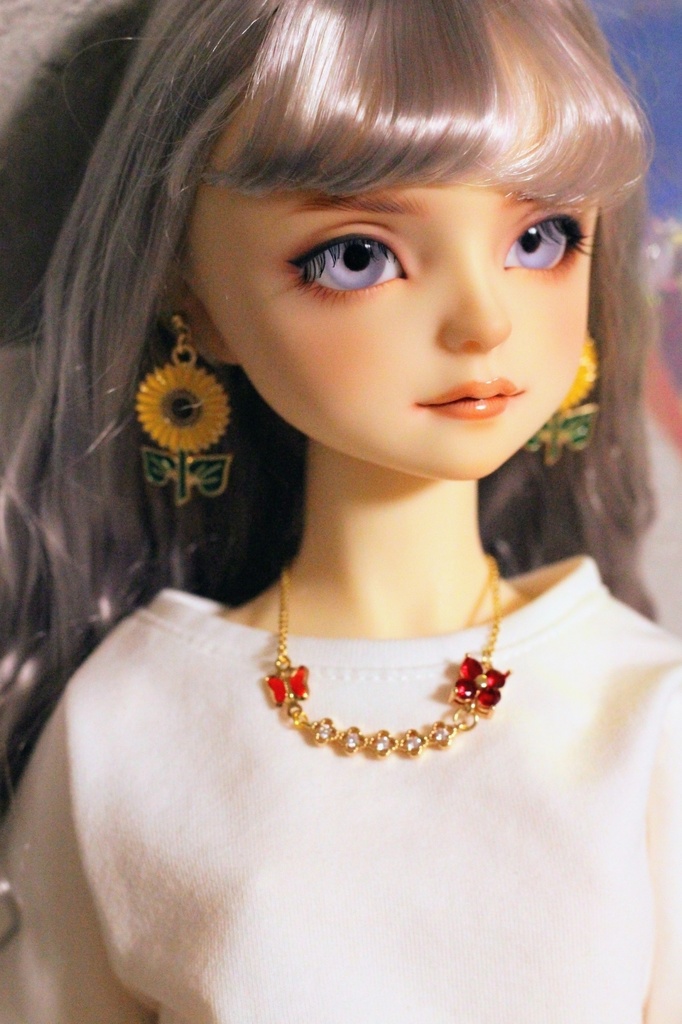 紫陽花ネックレス