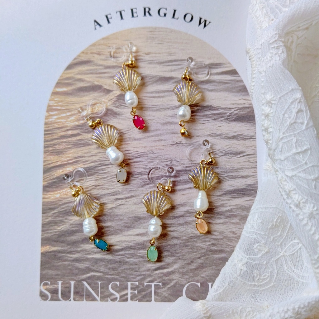 貝殻パールネックレス🧜♀