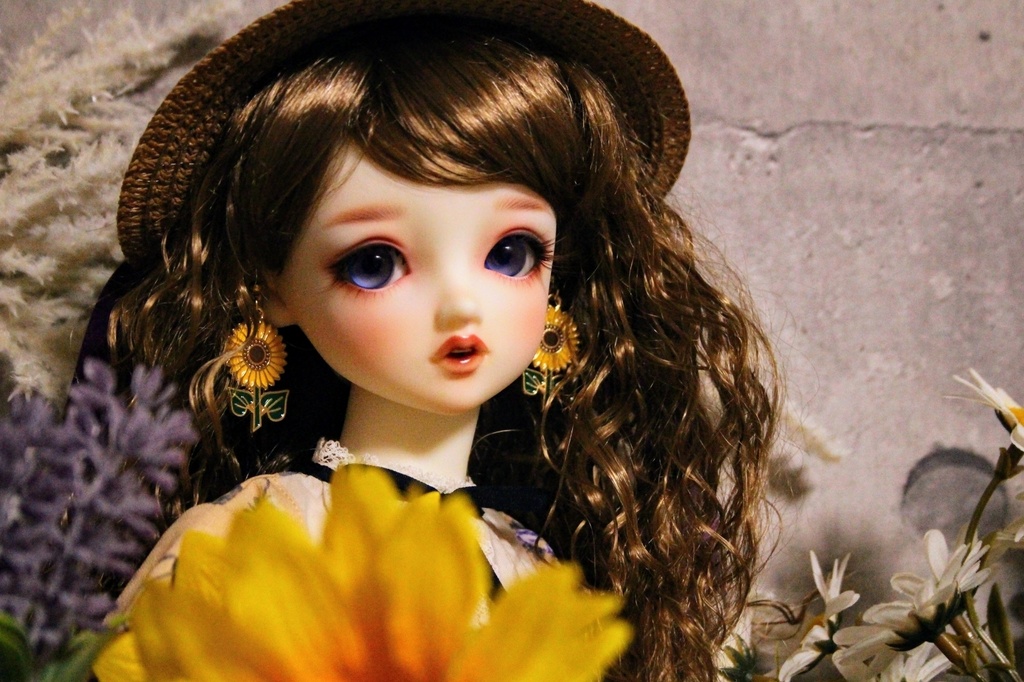 ヒマワリイヤリング🌻