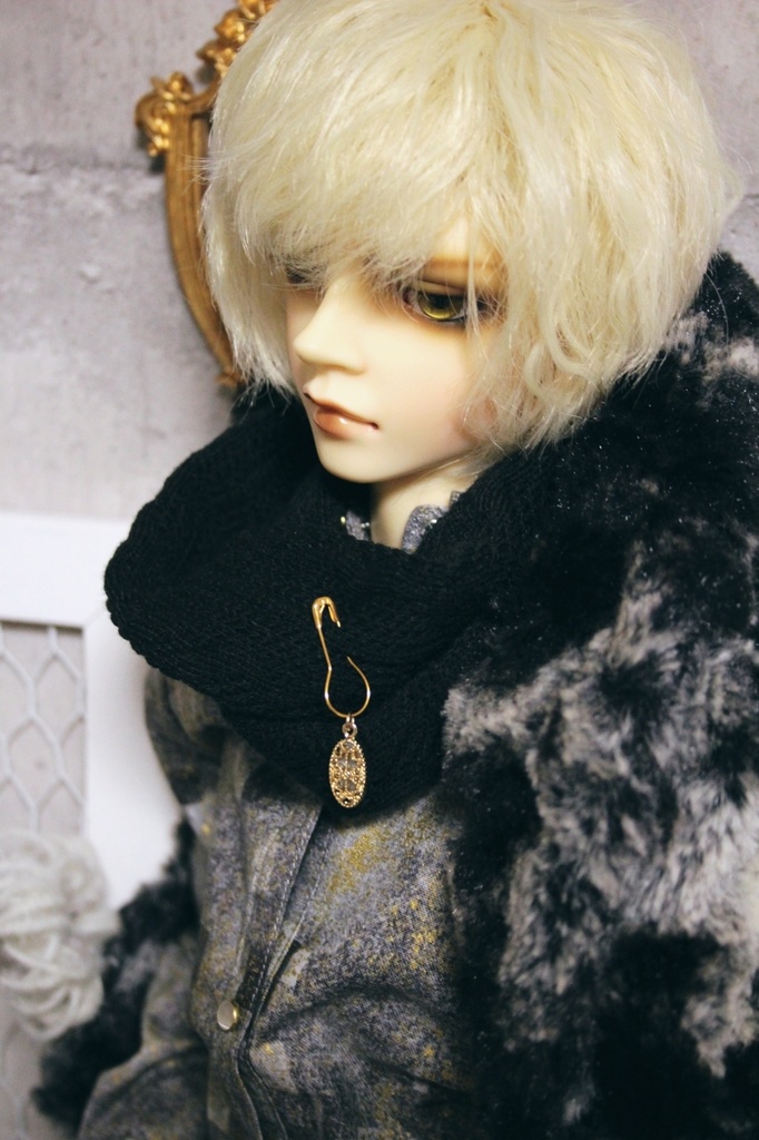 黒スヌードマフラー