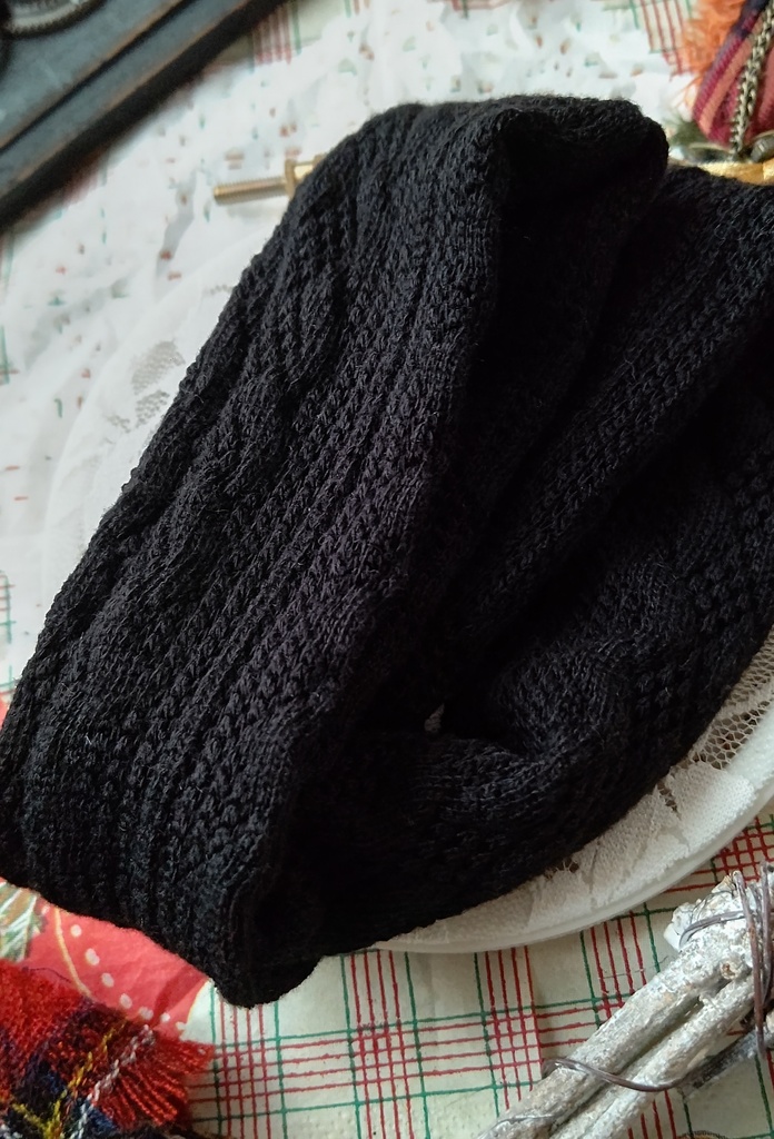 黒スヌードマフラー