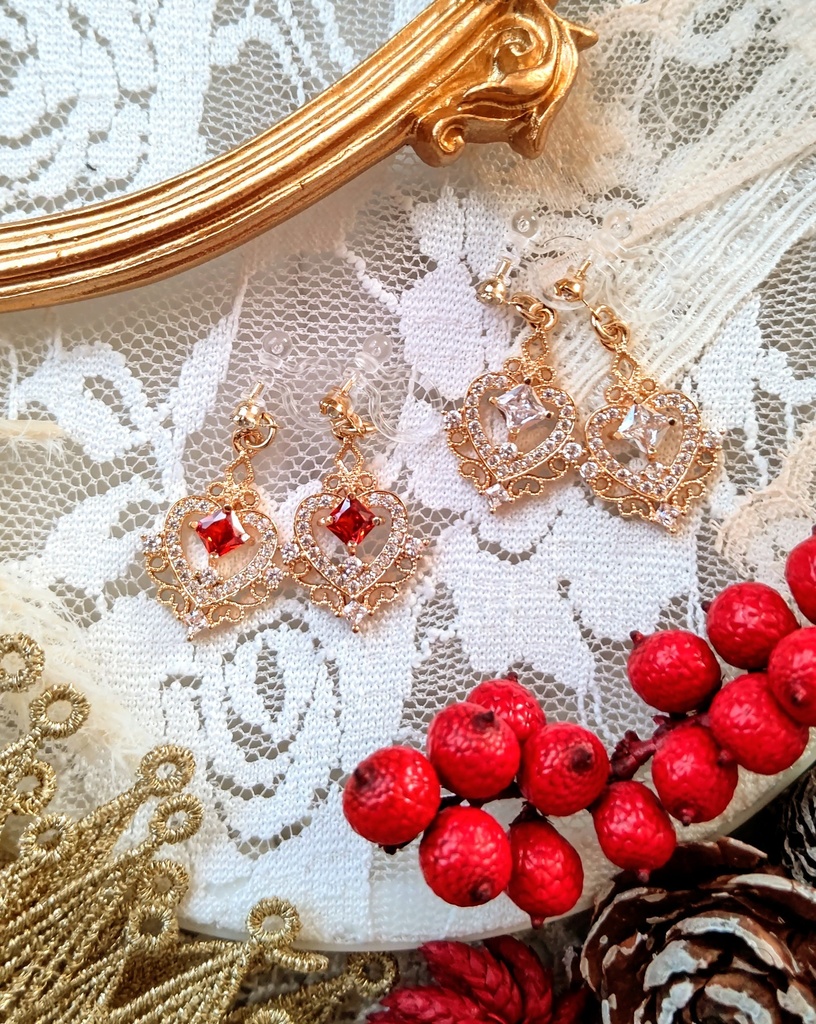 王女のイヤリング(2種)