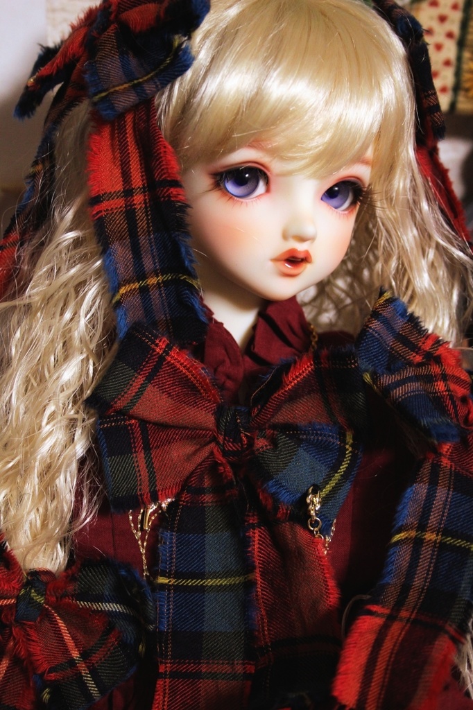 チェックリボンブローチ🎄🎀