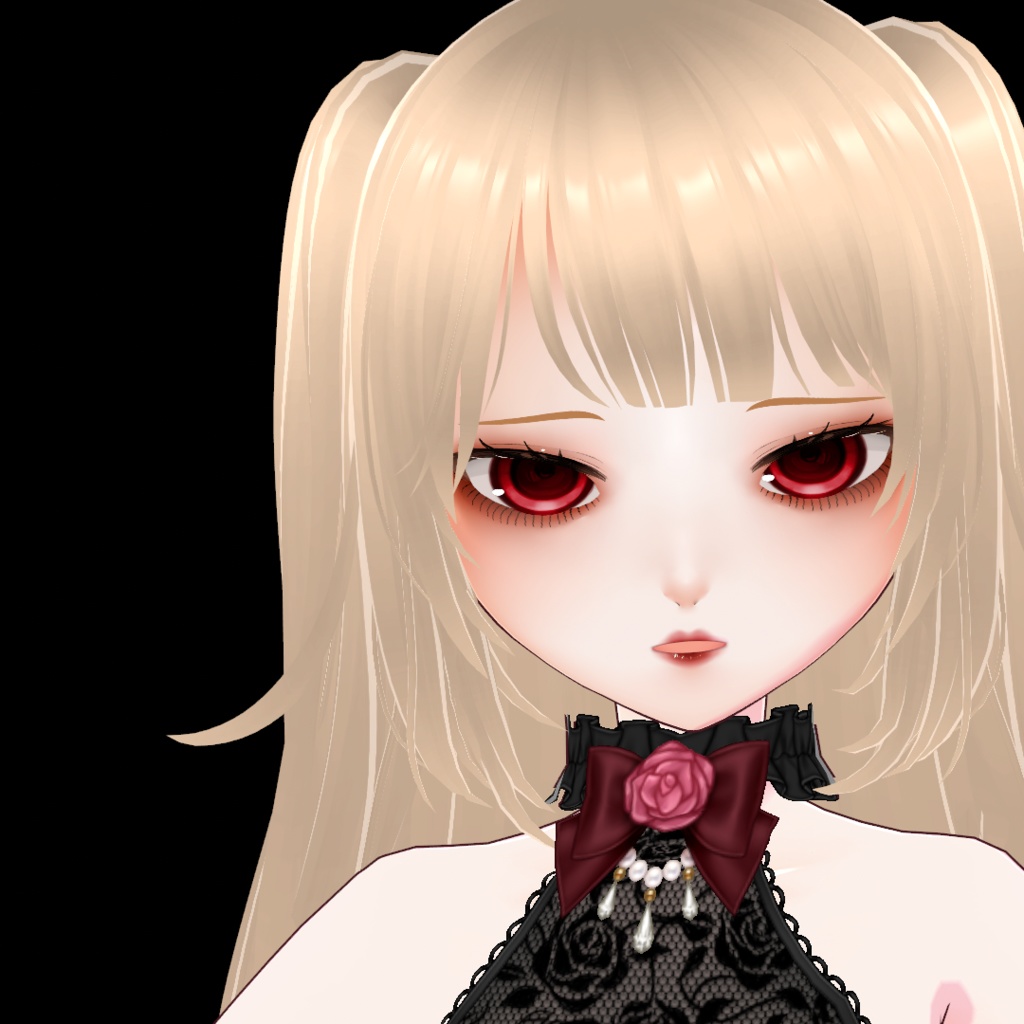 【VRoid正式版】ドールメイク顔テクスチャ