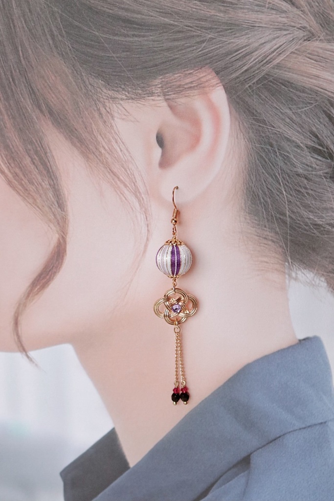 同期組イメージ 巻き玉ピアス